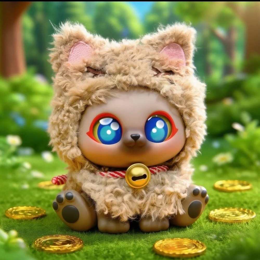 PICOCO Lucky Cloak Cat Series - Tan Cloak. Sealed Bag!!!